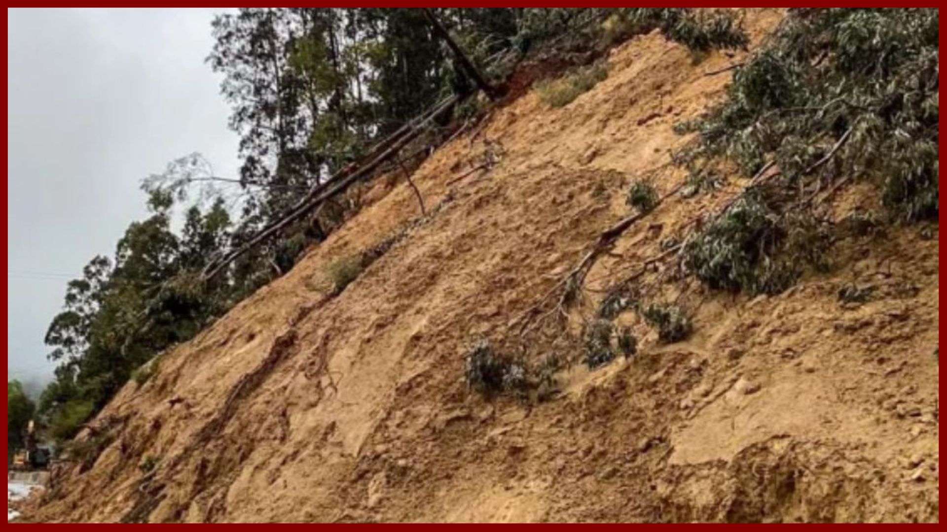 २ दिनदेखिको वर्षापछि आएको पहिरोले एकै परिवारका ६ मध्य ५ जना बेपत्ता, एकको मृत्यु