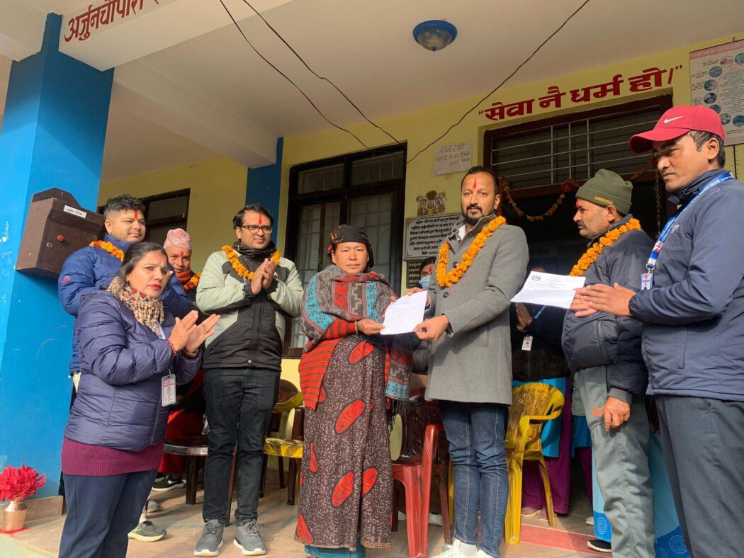 अर्जुनचौपारीमा एच.पि.भी खोप सम्बन्धी अभिमुखीकरण कार्यक्रम सम्पन्न ।