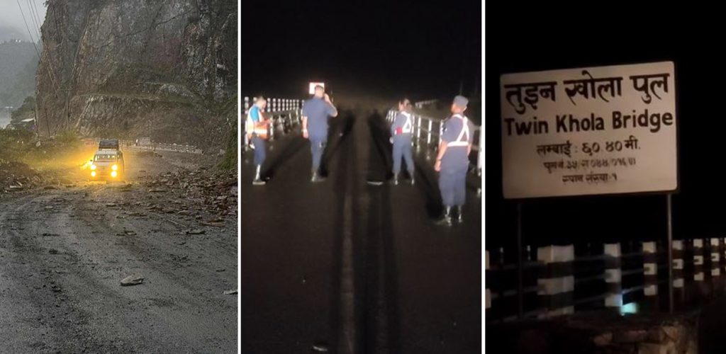 मुग्लिन-नारायणगढ सडकखण्ड आज पनि रातभर नखुल्ने, रोकिएन पहिरो