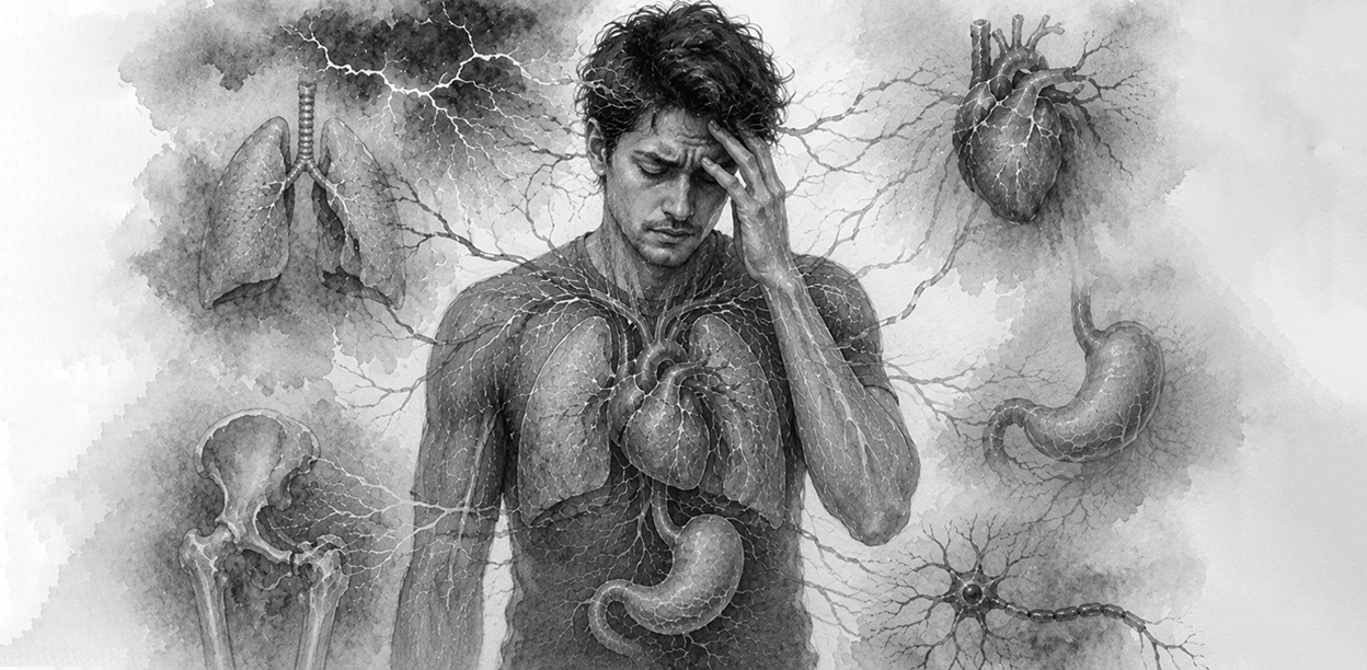 तनावले असर गर्ने शरीरका मुख्य अंगहरू यि हुन, यस्ताे देखिन्छ लक्षण ।